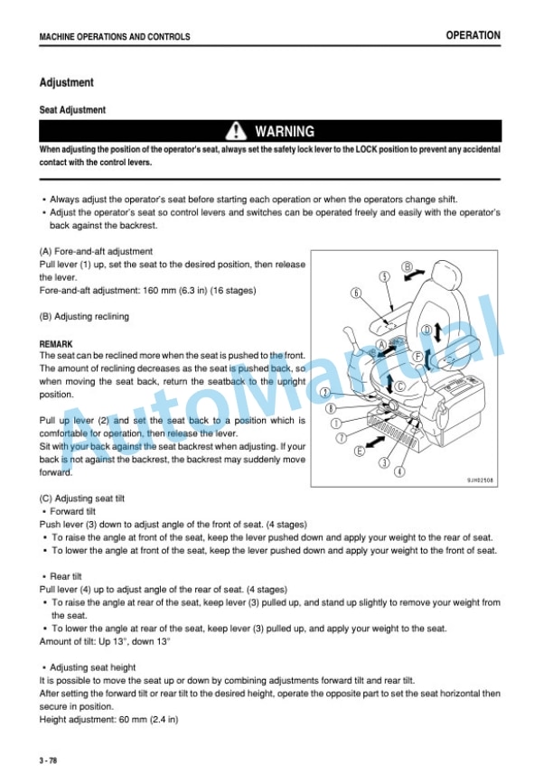 Komatsu PC400-7, PC400LC-7, PC450-7, PC450LC-7 Galeo Hydraulic Excavator Operation and Maintenance Manual SEAM056603P 3 Komatsu PC400-7, PC400LC-7, PC450-7, PC450LC-7 Galeo Hydraulic Excavator Operation and Maintenance Manual SEAM056603P - Image 3