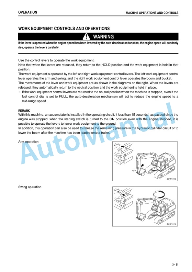 Komatsu PC400-7, PC400LC-7, PC450-7, PC450LC-7 Hydraulic Excavator Operation and Maintenance Manual PEN00424-00 3 Komatsu PC400-7, PC400LC-7, PC450-7, PC450LC-7 Hydraulic Excavator Operation and Maintenance Manual PEN00424-00 - Image 3