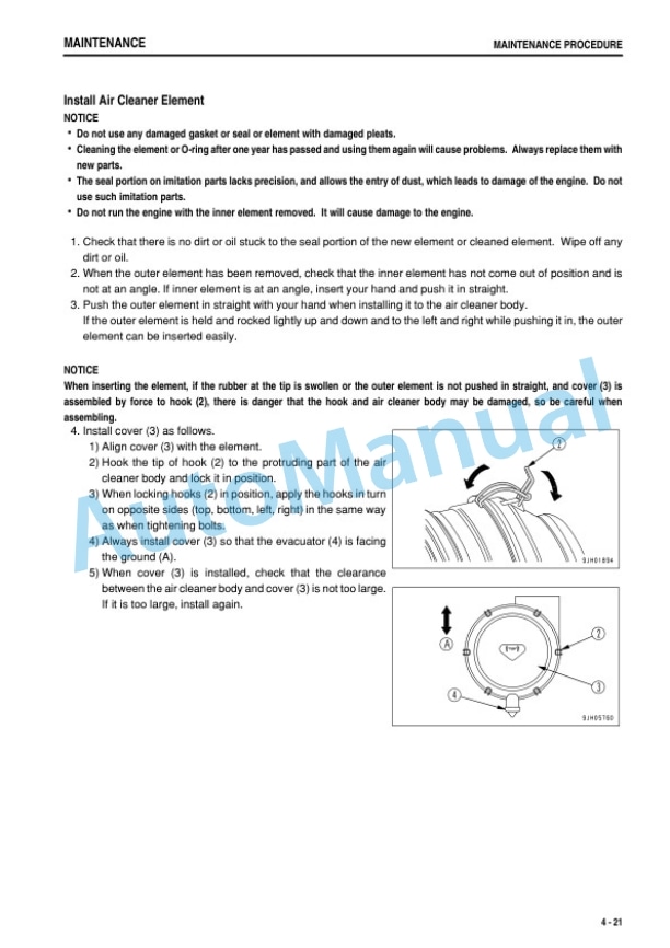 Komatsu PC400-7, PC400LC-7, PC450-7, PC450LC-7 Hydraulic Excavator Operation and Maintenance Manual PEN00424-00 4 Komatsu PC400-7, PC400LC-7, PC450-7, PC450LC-7 Hydraulic Excavator Operation and Maintenance Manual PEN00424-00 - Image 4