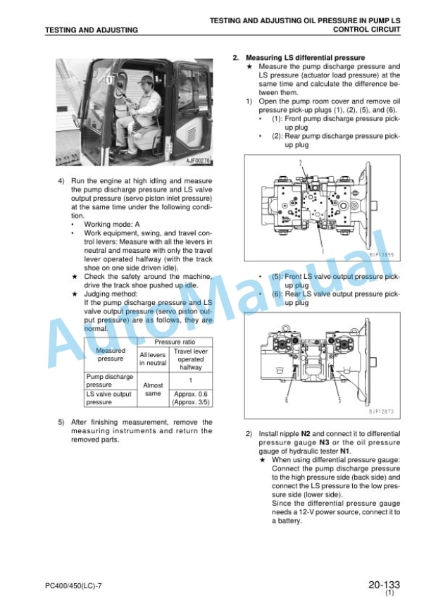 Komatsu PC400-7, PC400LC-7, PC450-7, PC450LC-7 Hydraulic Excavator Shop Manual SEBM033012 3 Komatsu PC400-7, PC400LC-7, PC450-7, PC450LC-7 Hydraulic Excavator Shop Manual SEBM033012 - Image 3