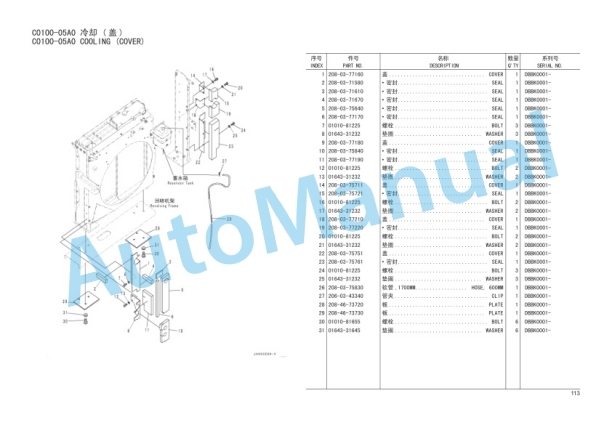 Komatsu PC400-8 Hydraulic Excavator Parts Manual YCPB201511 2 Komatsu PC400-8 Hydraulic Excavator Parts Manual YCPB201511 - Image 2