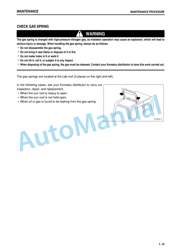 Komatsu PC400-8, PC400LC-8, PC450-8, PC450LC-8 Hydraulic Excavator Operation and Maintenance Manual PEN00525-03 5 Komatsu PC400-8, PC400LC-8, PC450-8, PC450LC-8 Hydraulic Excavator Operation and Maintenance Manual PEN00525-03 - Image 5