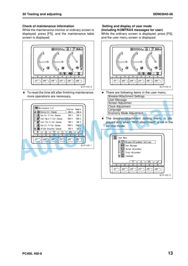 Komatsu PC400-8, PC400LC-8, PC450-8, PC450LC-8 Hydraulic Excavator Shop Manual SEN02223-15 3 Komatsu PC400-8, PC400LC-8, PC450-8, PC450LC-8 Hydraulic Excavator Shop Manual SEN02223-15 - Image 3