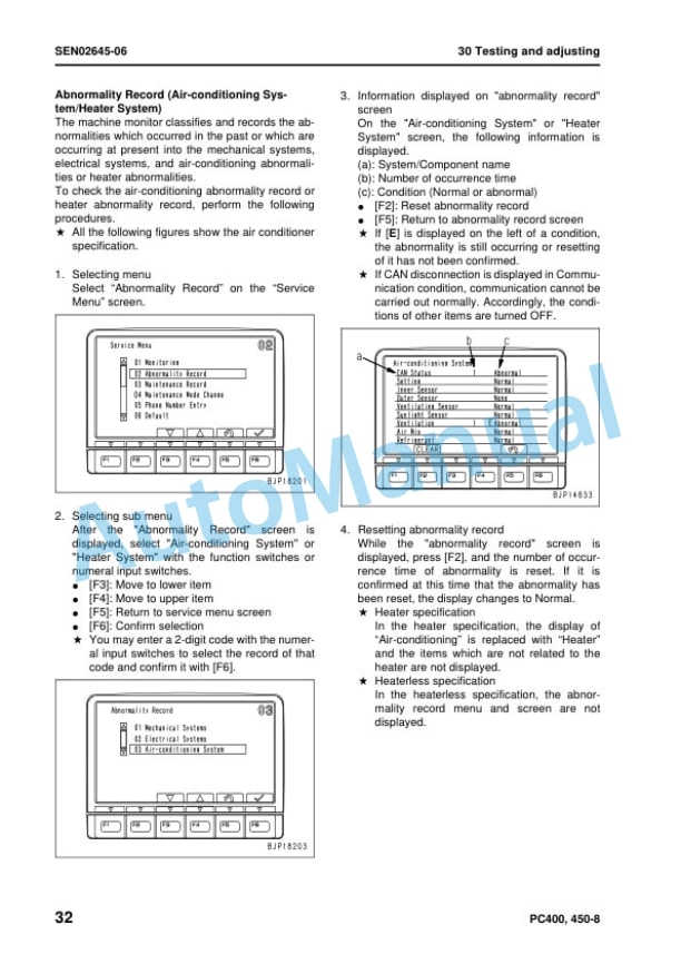Komatsu PC400-8, PC400LC-8, PC450-8, PC450LC-8 Hydraulic Excavator Shop Manual SEN02223-21 3 Komatsu PC400-8, PC400LC-8, PC450-8, PC450LC-8 Hydraulic Excavator Shop Manual SEN02223-21 - Image 3