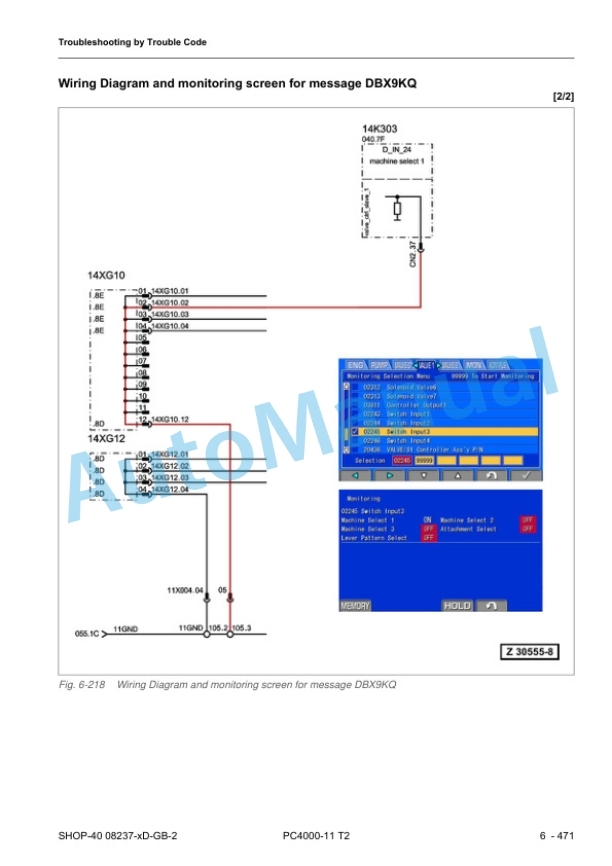 Komatsu PC4000-11 T2 Hydraulic Mining Shovel Shop Manual 08237-xD-GB-2 4 Komatsu PC4000-11 T2 Hydraulic Mining Shovel Shop Manual 08237-xD-GB-2 - Image 4
