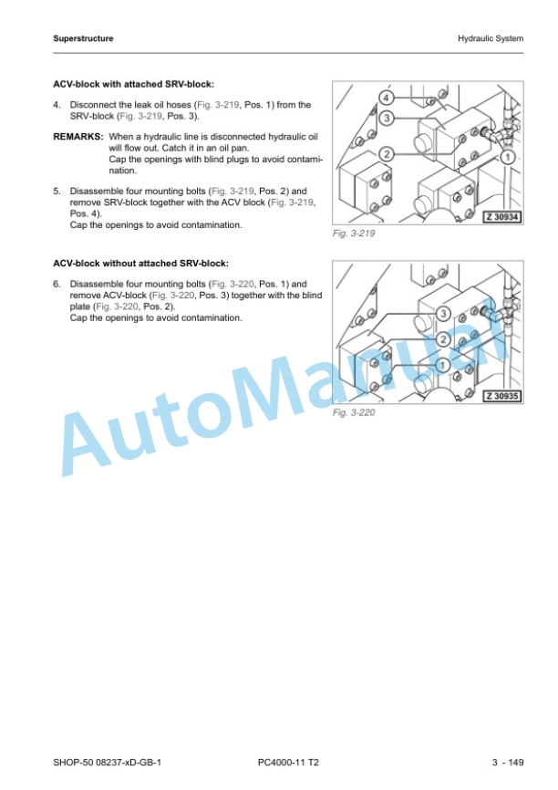 Komatsu PC4000-11 T2 Hydraulic Mining Shovel Shop Manual 08237-xD-GB-2 5 Komatsu PC4000-11 T2 Hydraulic Mining Shovel Shop Manual 08237-xD-GB-2 - Image 5