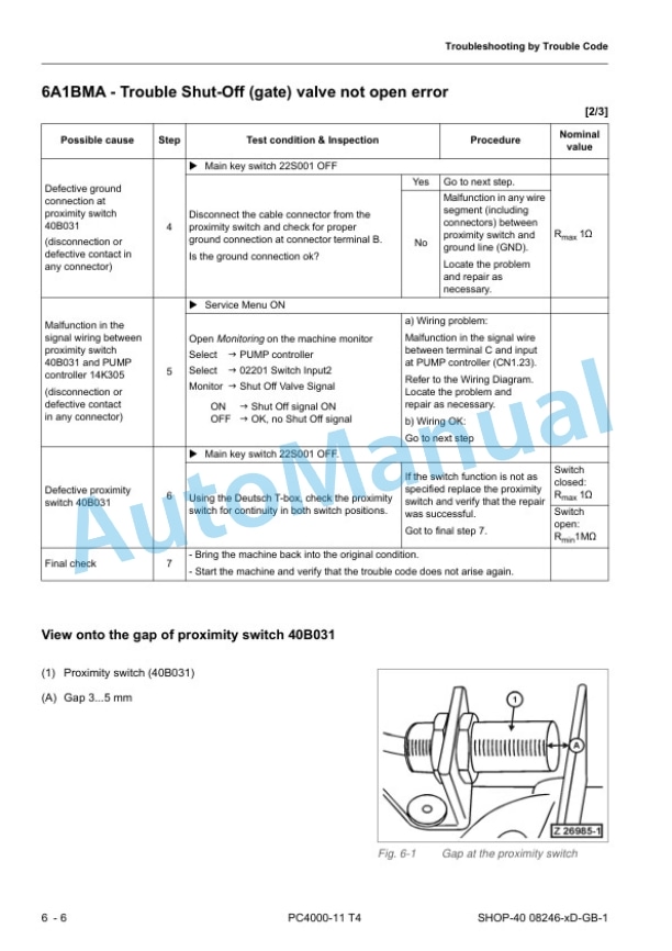 Komatsu PC4000-11 T4 Hydraulic Mining Shovel Shop Manual 08246-xD-GB-1 3 Komatsu PC4000-11 T4 Hydraulic Mining Shovel Shop Manual 08246-xD-GB-1 - Image 3