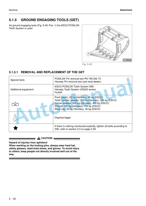 Komatsu PC4000-6 Diesel Hydraulic Excavator Shop Manual 08199-upD-GB-1 5 Komatsu PC4000-6 Diesel Hydraulic Excavator Shop Manual 08199-upD-GB-1 - Image 5