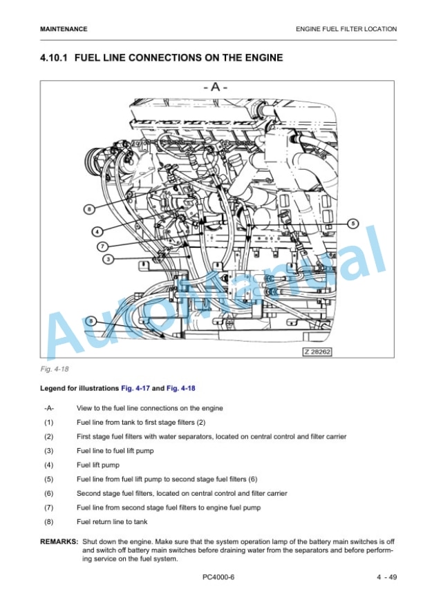 Komatsu PC4000-6 Hydraulic Mining Shovel Operation and Maintenance Manual 08257-Xd-GB-0 4 Komatsu PC4000-6 Hydraulic Mining Shovel Operation and Maintenance Manual 08257-Xd-GB-0 - Image 4