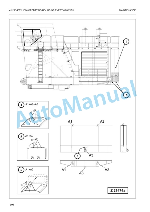 Komatsu PC4000-6 Hydraulic Mining Shovel Operation and Maintenance Manual GZEAM08189 5 Komatsu PC4000-6 Hydraulic Mining Shovel Operation and Maintenance Manual GZEAM08189 - Image 5