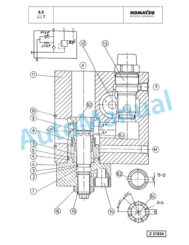 Alternative view of Komatsu PC4000-6 Hydraulic Mining Shovel Shop Manual SMPC40008152