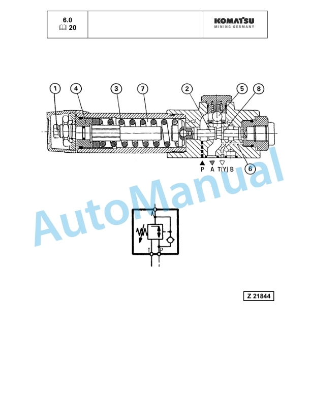 Alternative view of Komatsu PC4000-6 Hydraulic Mining Shovel Shop Manual SMPC40008155