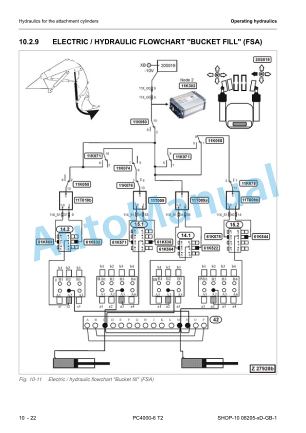 Alternative view of Komatsu PC4000-6 T2 Hydraulic Mining Shovel Shop Manual 08205-xD-GB-1
