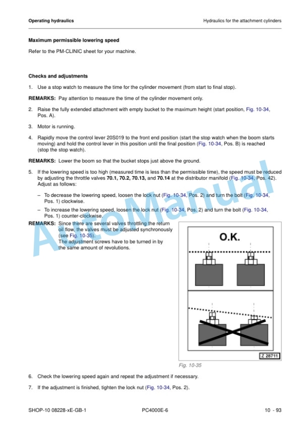 Alternative view of Komatsu PC4000E-6 Hydraulic Mining Shovel Shop Manual 08228-xE-GB-1