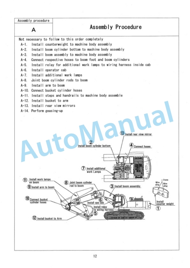 Komatsu PC400LC-6 Off Set Boom Specification Field Assembly Instruction GEN00006-00 3 Komatsu PC400LC-6 Off Set Boom Specification Field Assembly Instruction GEN00006-00 - Image 3