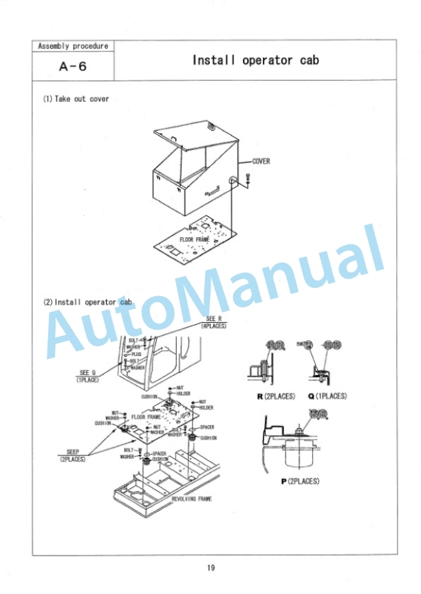 Komatsu PC400LC-6 Off Set Boom Specification Field Assembly Instruction GEN00006-00 4 Komatsu PC400LC-6 Off Set Boom Specification Field Assembly Instruction GEN00006-00 - Image 4