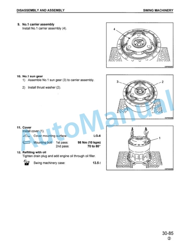 Komatsu PC400LC-6, PC400HD-6 Hydraulic Excavator Shop Manual CEBM4006C3 5 Komatsu PC400LC-6, PC400HD-6 Hydraulic Excavator Shop Manual CEBM4006C3 - Image 5