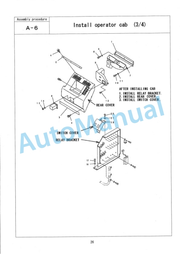 Komatsu PC400LC-6 Pipe Underside Soil Excavation Machine Field Assembly Instruction GEN00004-00 4 Komatsu PC400LC-6 Pipe Underside Soil Excavation Machine Field Assembly Instruction GEN00004-00 - Image 4