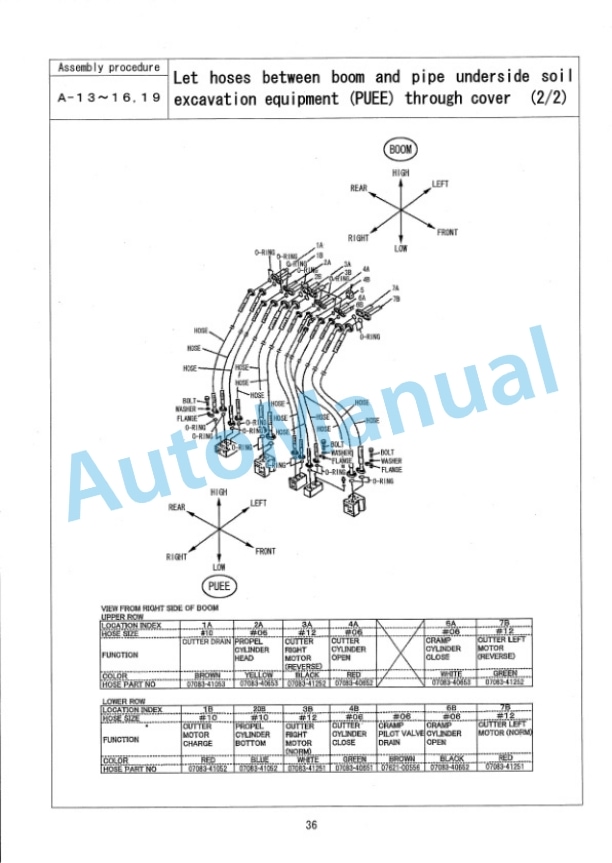 Komatsu PC400LC-6 Pipe Underside Soil Excavation Machine Field Assembly Instruction GEN00004-00 5 Komatsu PC400LC-6 Pipe Underside Soil Excavation Machine Field Assembly Instruction GEN00004-00 - Image 5