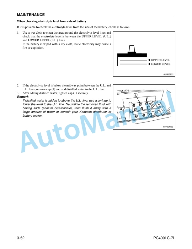Komatsu PC400LC-7L Hydraulic Excavator Operation and Maintenance Manual CEAM012901 5 Komatsu PC400LC-7L Hydraulic Excavator Operation and Maintenance Manual CEAM012901 - Image 5