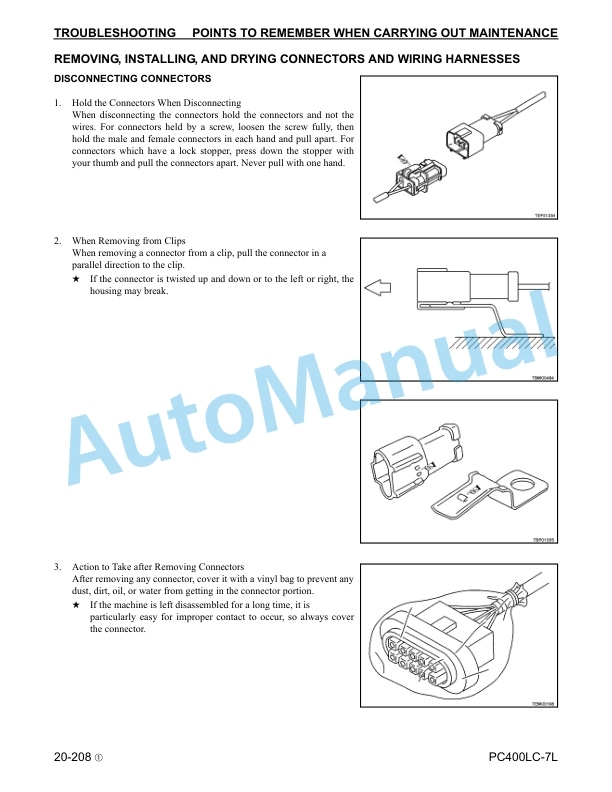 Komatsu PC400LC-7L Hydraulic Excavator Shop Manual CEBM012503 3 Komatsu PC400LC-7L Hydraulic Excavator Shop Manual CEBM012503 - Image 3