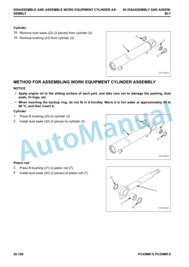 Komatsu PC40MR-5, PC45MR-5 Compact Hydraulic Excavator Shop Manual SEN06574-12 5 Komatsu PC40MR-5, PC45MR-5 Compact Hydraulic Excavator Shop Manual SEN06574-12 - Image 5