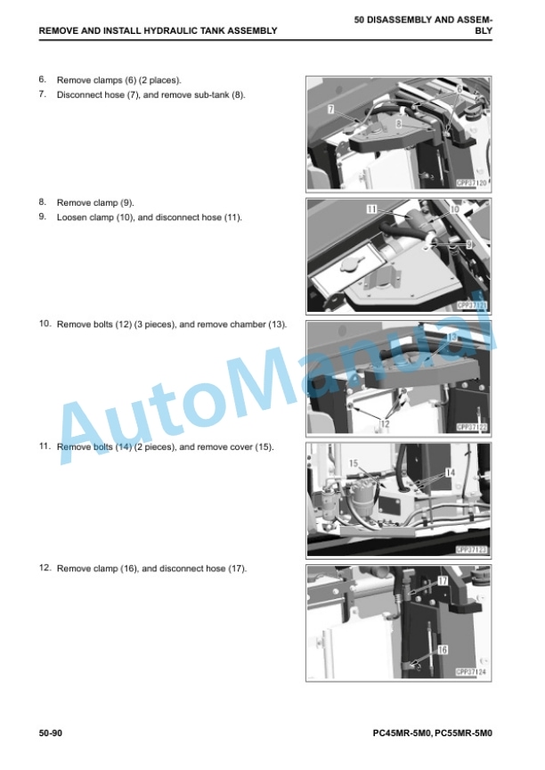 Komatsu PC40MR-5M0, PC45MR-5M0 Hydraulic Excavator Shop Manual WENBM00100 5 Komatsu PC40MR-5M0, PC45MR-5M0 Hydraulic Excavator Shop Manual WENBM00100 - Image 5