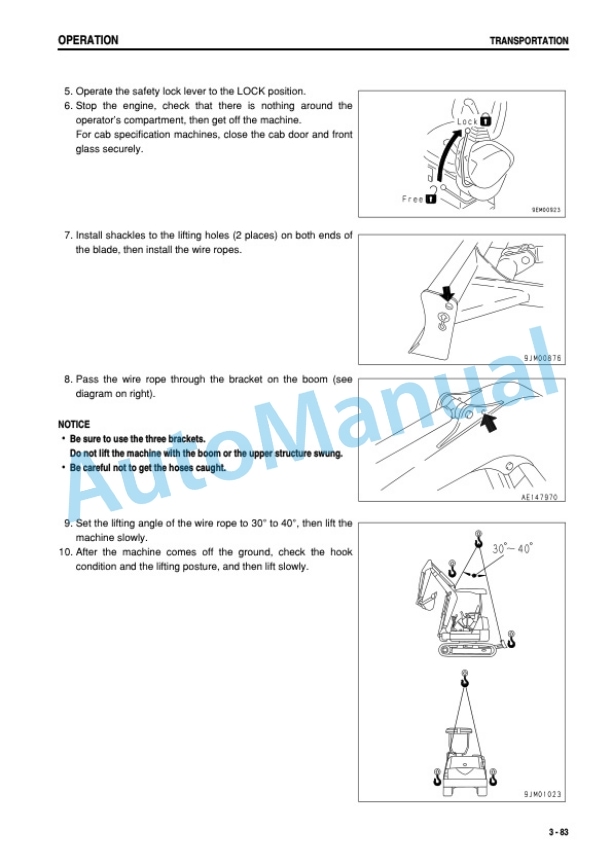 Komatsu PC40MR-X1 Hydraulic Excavator Operation and Maintenance Manual SEAM043102P 4 Komatsu PC40MR-X1 Hydraulic Excavator Operation and Maintenance Manual SEAM043102P - Image 4