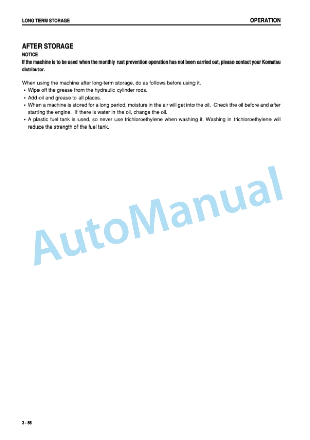 Komatsu PC40MRX-1, PC45MRX-1 Hydraulic Excavator Operation and Maintenance Manual SEAM043000T 4 Komatsu PC40MRX-1, PC45MRX-1 Hydraulic Excavator Operation and Maintenance Manual SEAM043000T - Image 4