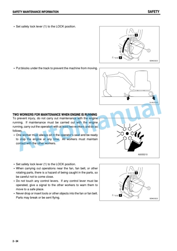 Komatsu PC40MRX-1, PC45MRX-1 Hydraulic Excavator Operation and Maintenance Manual SEAM043006T 2 Komatsu PC40MRX-1, PC45MRX-1 Hydraulic Excavator Operation and Maintenance Manual SEAM043006T - Image 2
