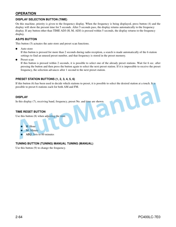 Komatsu PC4300LC-7E0 Hydraulic Excavator Operation and Maintenance Manual CEAM017002 3 Komatsu PC4300LC-7E0 Hydraulic Excavator Operation and Maintenance Manual CEAM017002 - Image 3