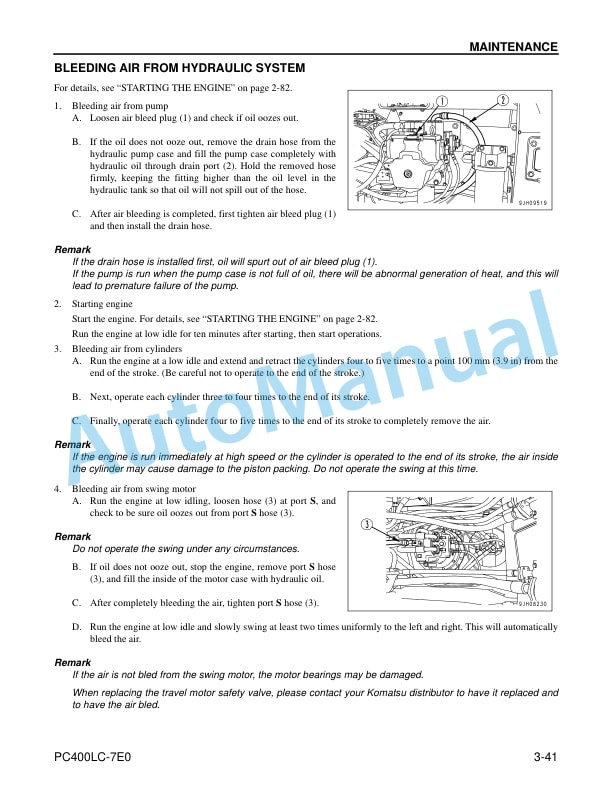 Komatsu PC4300LC-7E0 Hydraulic Excavator Operation and Maintenance Manual CEAM017002 5 Komatsu PC4300LC-7E0 Hydraulic Excavator Operation and Maintenance Manual CEAM017002 - Image 5