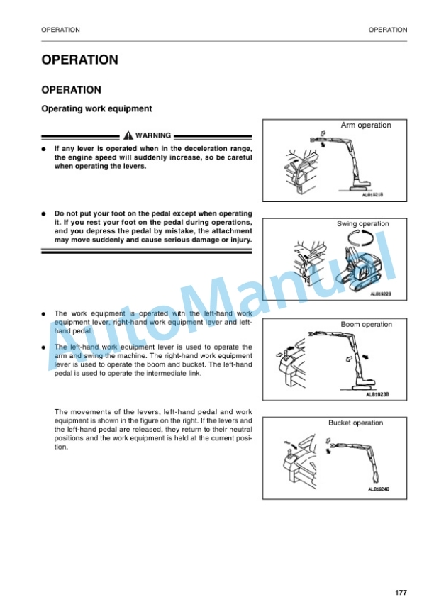 Komatsu PC450-6K, PC450LC-6K Hydraulic Excavator Operation and Maintenance Manual UEAM001001 4 Komatsu PC450-6K, PC450LC-6K Hydraulic Excavator Operation and Maintenance Manual UEAM001001 - Image 4