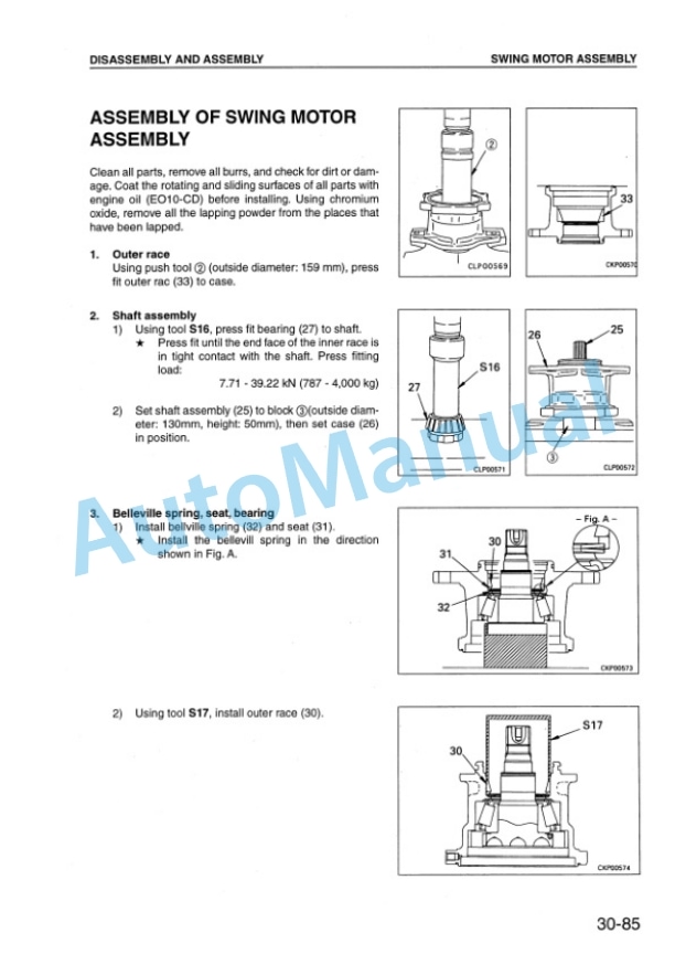 Komatsu PC450-6K, PC450LC-6K Hydraulic Excavator Shop Manual EEBM001304 5 Komatsu PC450-6K, PC450LC-6K Hydraulic Excavator Shop Manual EEBM001304 - Image 5
