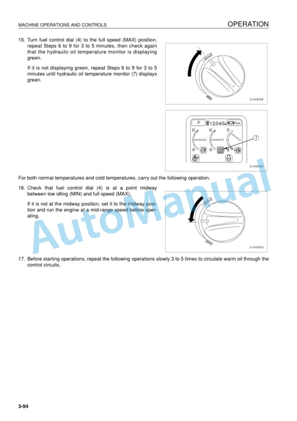 Komatsu PC450-7E0, PC450LC-7E0, PC450LCD-7E0 Hydraulic Excavator Operation and Maintenance Manual UEAM005201 3 Komatsu PC450-7E0, PC450LC-7E0, PC450LCD-7E0 Hydraulic Excavator Operation and Maintenance Manual UEAM005201 - Image 3