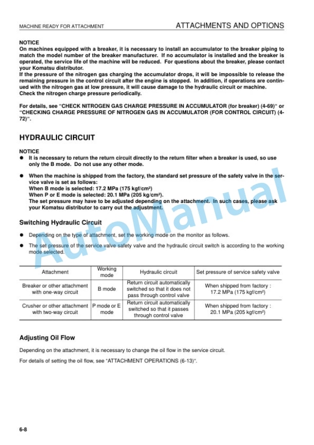 Komatsu PC450-7E0, PC450LC-7E0, PC450LCD-7E0 Hydraulic Excavator Operation and Maintenance Manual UEAM005201 5 Komatsu PC450-7E0, PC450LC-7E0, PC450LCD-7E0 Hydraulic Excavator Operation and Maintenance Manual UEAM005201 - Image 5