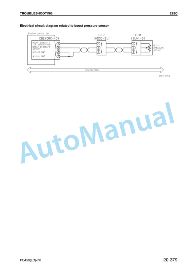 Komatsu PC450-7K, PC450LC-7K Hydraulic Excavator Shop Manual UEBM002300 4 Komatsu PC450-7K, PC450LC-7K Hydraulic Excavator Shop Manual UEBM002300 - Image 4