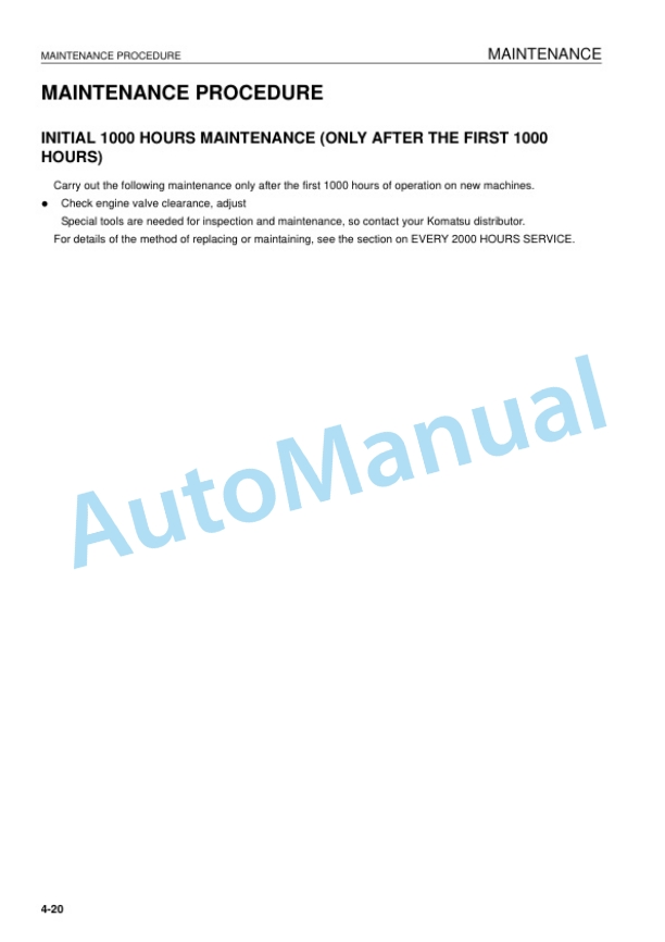 Komatsu PC450-8, PC450LC-8 Hydraulic Excavator Operation and Maintenance Manual UEAM007202 4 Komatsu PC450-8, PC450LC-8 Hydraulic Excavator Operation and Maintenance Manual UEAM007202 - Image 4