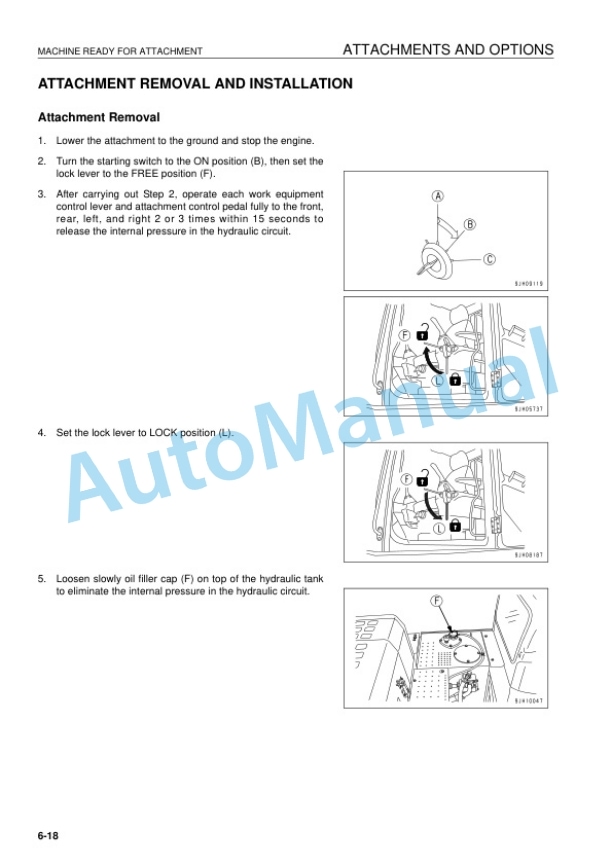 Komatsu PC450-8, PC450LC-8 Hydraulic Excavator Operation and Maintenance Manual UEAM007207 5 Komatsu PC450-8, PC450LC-8 Hydraulic Excavator Operation and Maintenance Manual UEAM007207 - Image 5