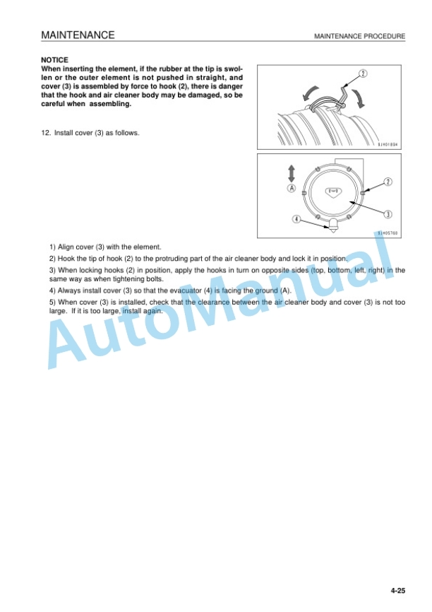 Komatsu PC450-8, PC450LC-8 Hydraulic Excavator Operation and Maintenance Manual UEAM007210 4 Komatsu PC450-8, PC450LC-8 Hydraulic Excavator Operation and Maintenance Manual UEAM007210 - Image 4