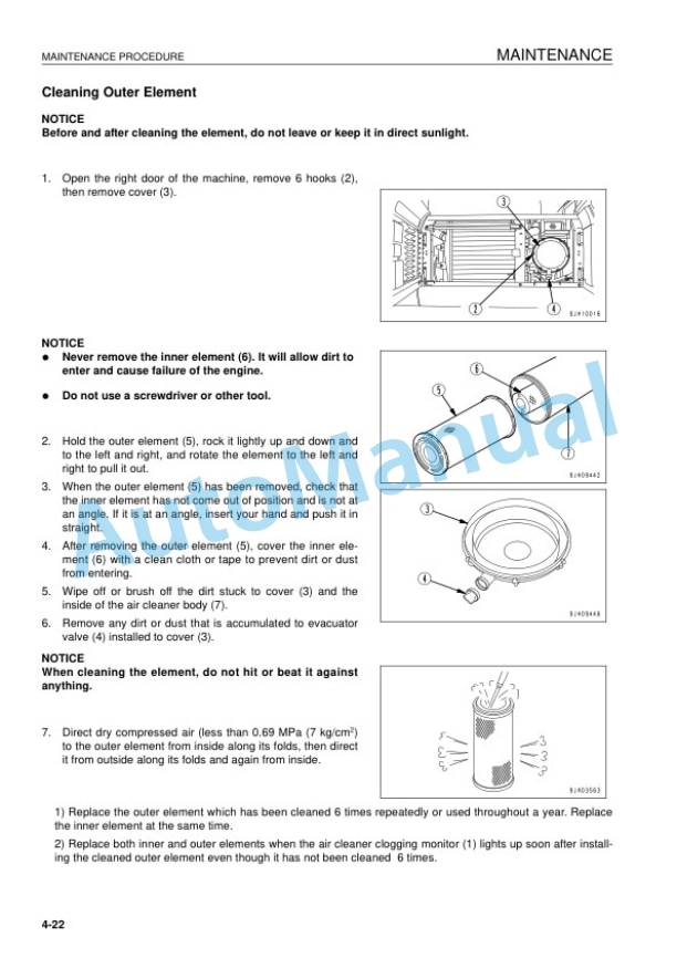 Komatsu PC450-8, PC450LC-8, PC450LCHD-8 Hydraulic Excavator Operation and Maintenance Manual UEAM007204 4 Komatsu PC450-8, PC450LC-8, PC450LCHD-8 Hydraulic Excavator Operation and Maintenance Manual UEAM007204 - Image 4