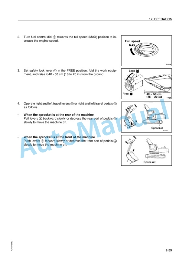 Komatsu PC450LC-6K Hydraulic Excavator Operation and Maintenance Manual EEAM008404 3 Komatsu PC450LC-6K Hydraulic Excavator Operation and Maintenance Manual EEAM008404 - Image 3