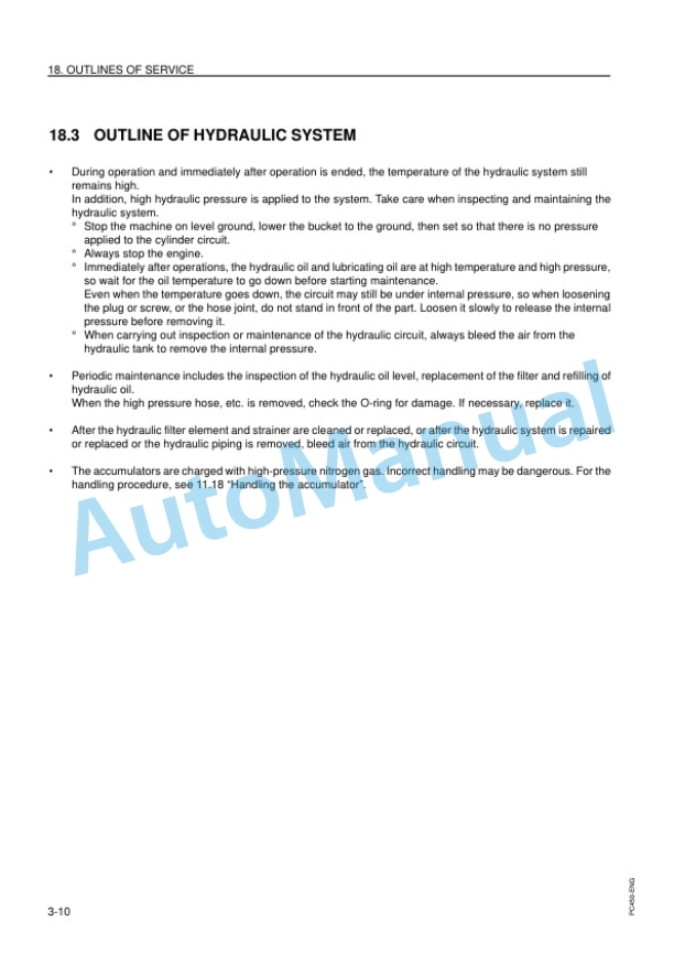 Komatsu PC450LC-6K Hydraulic Excavator Operation and Maintenance Manual EEAM008404 4 Komatsu PC450LC-6K Hydraulic Excavator Operation and Maintenance Manual EEAM008404 - Image 4