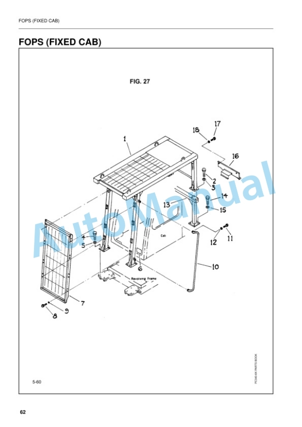 Komatsu PC450LC-6K Hydraulic Excavator Parts Manual UEAP000700 4 Komatsu PC450LC-6K Hydraulic Excavator Parts Manual UEAP000700 - Image 4