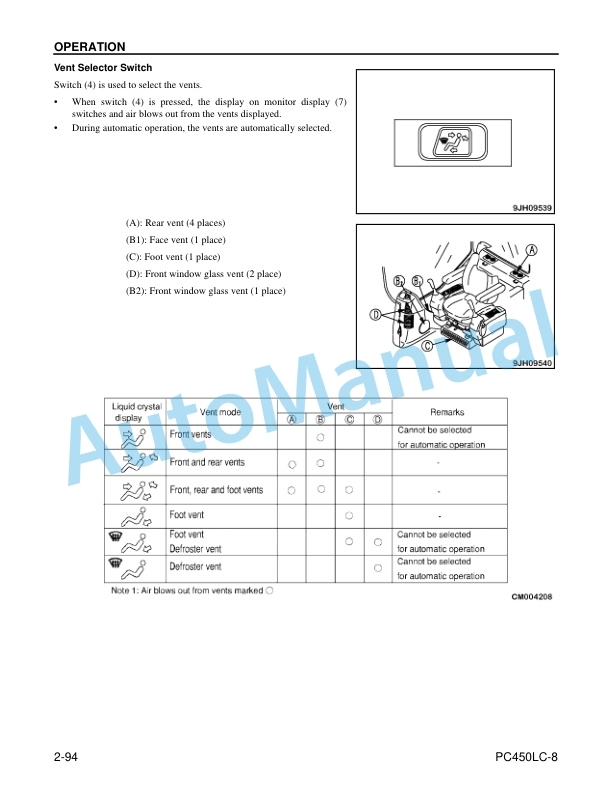 Komatsu PC450LC-8 Hydraulic Excavator Operation and Maintenance Manual CEAM021902 3 Komatsu PC450LC-8 Hydraulic Excavator Operation and Maintenance Manual CEAM021902 - Image 3