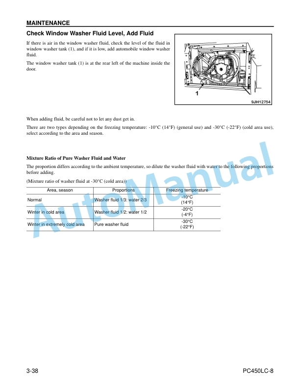 Komatsu PC450LC-8 Hydraulic Excavator Operation and Maintenance Manual CEAM021902 5 Komatsu PC450LC-8 Hydraulic Excavator Operation and Maintenance Manual CEAM021902 - Image 5
