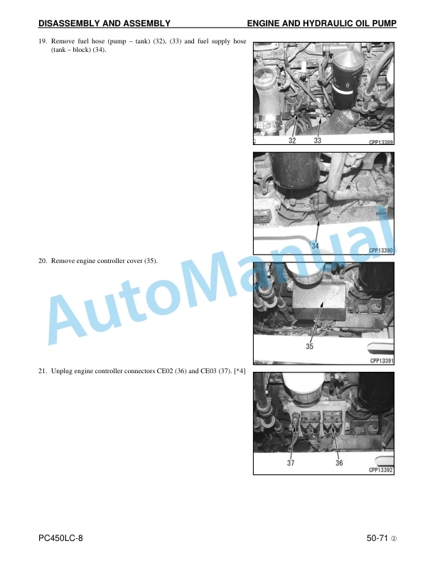 Komatsu PC450LC-8 Hydraulic Excavator Shop Manual CEBM007602 5 Komatsu PC450LC-8 Hydraulic Excavator Shop Manual CEBM007602 - Image 5