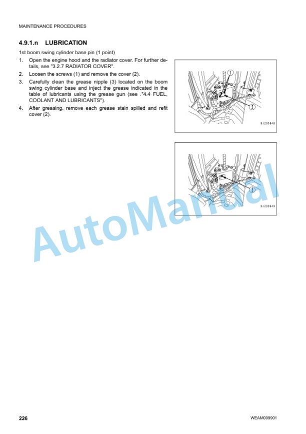 Komatsu PC45MR-3 Hydraulic Excavator Operation and Maintenance Manual WEAM009901 5 Komatsu PC45MR-3 Hydraulic Excavator Operation and Maintenance Manual WEAM009901 - Image 5