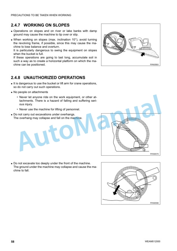 Komatsu PC45MR-3 Hydraulic Excavator Operation and Maintenance Manual WEAM012000 2 Komatsu PC45MR-3 Hydraulic Excavator Operation and Maintenance Manual WEAM012000 - Image 2