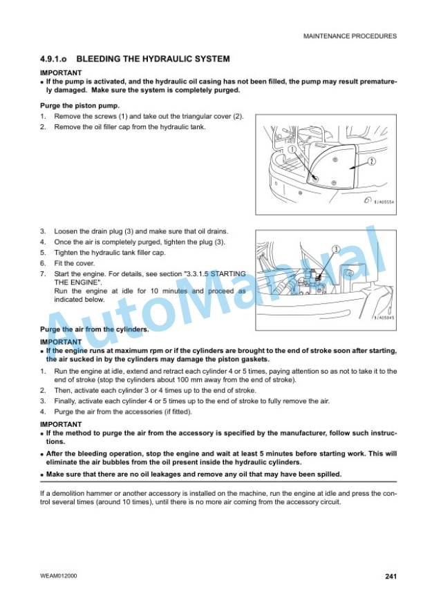 Komatsu PC45MR-3 Hydraulic Excavator Operation and Maintenance Manual WEAM012000 5 Komatsu PC45MR-3 Hydraulic Excavator Operation and Maintenance Manual WEAM012000 - Image 5